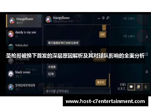圣枪哥被换下首发的深层原因解析及其对球队影响的全面分析 圣枪哥被换下首发的深层原因解析及其对球队影响的全面分析